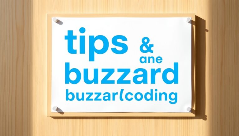 tips buzzardcoding